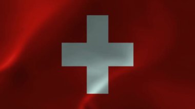 4K 'da bayrak animasyonu. Bağımsızlık günün kutlu olsun. Ulusal bayrak sallanıyor. Vatanseverlik sembolü. Bayrak hareketi grafikleri. Bayrak hareket ediyor