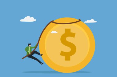  gelir artışı veya iş başarısı, para veya kâr elde etmek, mali özgürlük yatırımı,