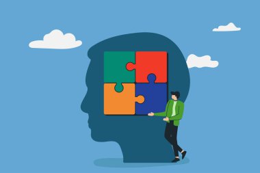 Olumlu düşünceler, insan beyni kişisel bakımı. Refah, kabullenme, gelişen beyin.