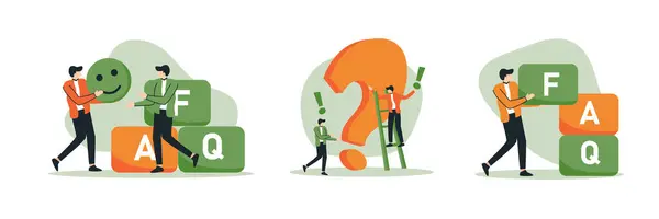 Faq soru işareti müşteri destek servisi 