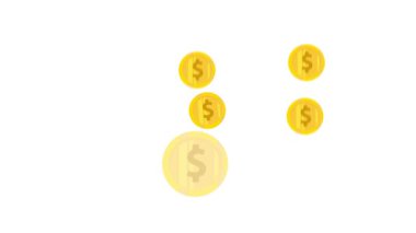 Paraları dolar simgesiyle.