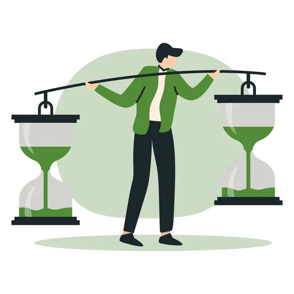 Grafik çubuğuna tırmanan işadamlarının vektör çizimi. kavram krizi ekonomisinde