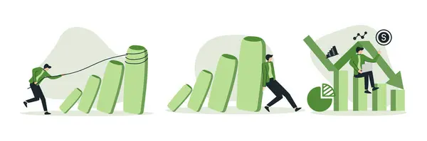 Yatırım krizi ya da ekonomik durgunluktan sağ kurtulan ya da ekonomik durgunluğu kazanmak için çaba sarfeden adam.