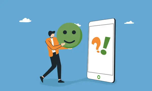 Pozitif Müşteri geribildirim desteği yardım servisi ile iletişim kurar, sorular sorar ve cevaplar alır