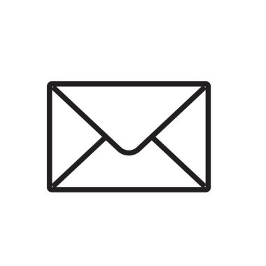 Web, bilgisayar ve mobil uygulama için zarf simgesi, e- posta simgesi vektörü