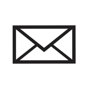 Web, bilgisayar ve mobil uygulama için zarf simgesi, e- posta simgesi vektörü