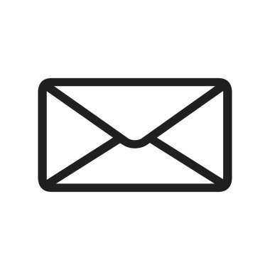 Web, bilgisayar ve mobil uygulama için zarf simgesi, e- posta simgesi vektörü