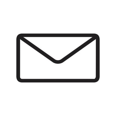 Web, bilgisayar ve mobil uygulama için zarf simgesi, e- posta simgesi vektörü