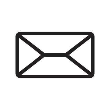 Web, bilgisayar ve mobil uygulama için zarf simgesi, e- posta simgesi vektörü