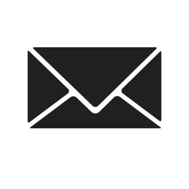 Web, bilgisayar ve mobil uygulama için zarf simgesi, e- posta simgesi vektörü