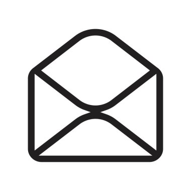 Web, bilgisayar ve mobil uygulama için zarf simgesi, e- posta simgesi vektörü