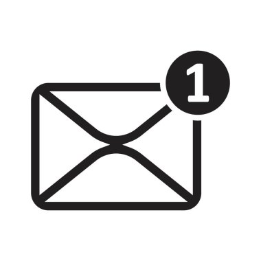 Web, bilgisayar ve mobil uygulama için zarf simgesi, e- posta simgesi vektörü