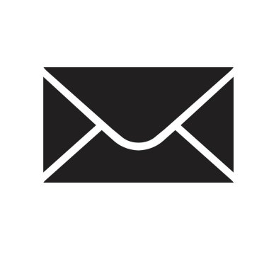 Web, bilgisayar ve mobil uygulama için zarf simgesi, e- posta simgesi vektörü