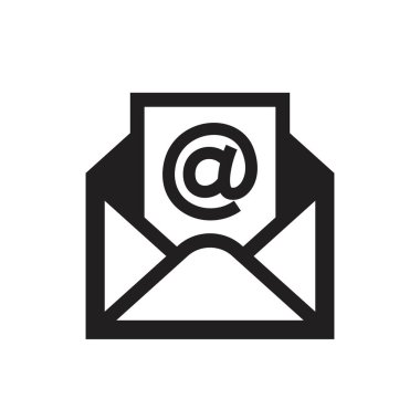 Web, bilgisayar ve mobil uygulama için zarf simgesi, e- posta simgesi vektörü