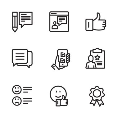 İş Icon set, vektör çizim