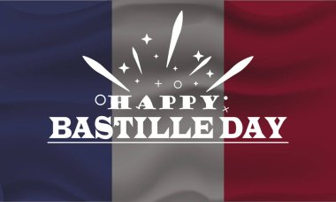 Bastille Günü 'nde Fransız bayrağı