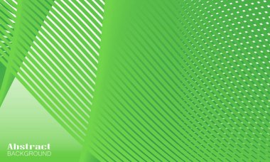 Yeşil tasarım için soyut dalga elemanı. Tarzlanmış çizgi sanat arka planı. Karıştırma aracı kullanılarak oluşturulan çizgilerle renkli parlak dalga.