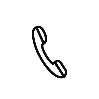 telefon simgesi, vektör illüstrasyonu