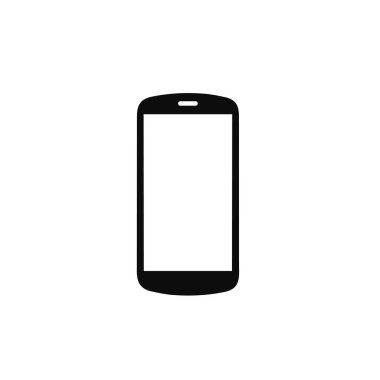 Telefon vektör glif simgesi