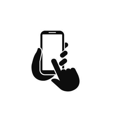 Akıllı telefon simgesi. vektör illüstrasyonu