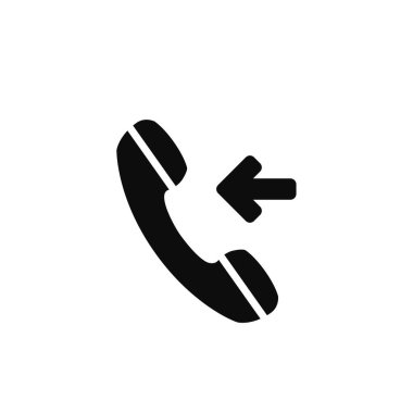 telefon vektörü simgesi düz simgesi