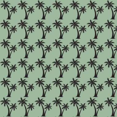 Palmiye ağaçları vektör deseni
