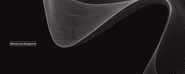 Soyut dalgalı çizgi arkaplanı. Arkaplan çizgisi çizer