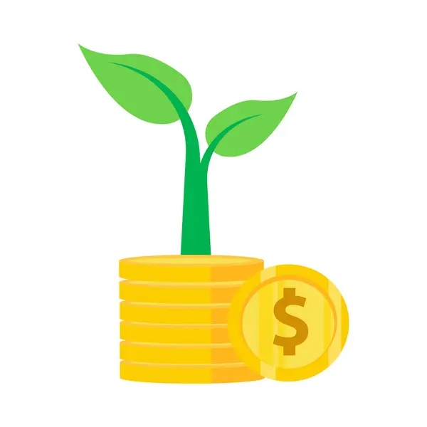 paraları ile para ağacı