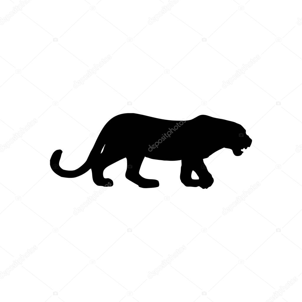 Tiger icon. tiger sign. symbol of animals. vector illustration.