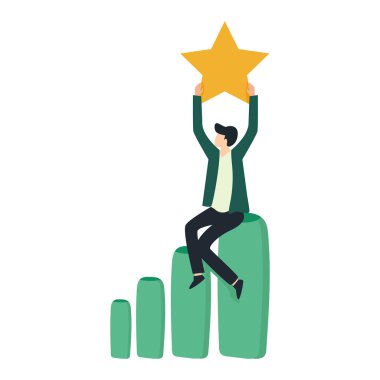 Yıldız ve yıldız dereceli iş adamı