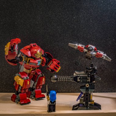 robot, astronaut, space, science, construction, development, technology, abstract background, 3d render