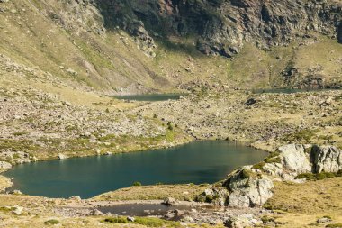 Tristaina Lakes Route, Andorra 'daki UNESCO Biyosfer Rezervi.
