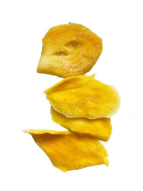  Kurutulmuş mango dilimleri. Yüksek kalite fotoğraf