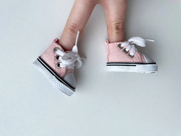  Pembe mini ayakkabılar. Yüksek kalite fotoğraf
