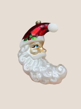  Christmas glass Santa toy. High quality photo clipart