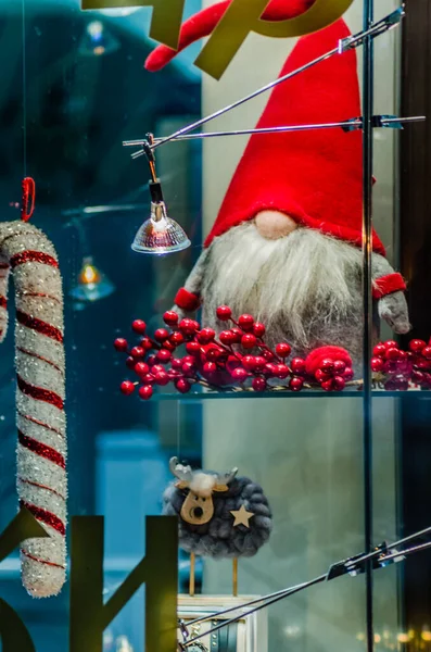 Decorazioni Capodanno Albero Natale Sono State Installate Decorazioni Capodanno Albero — Foto Stock