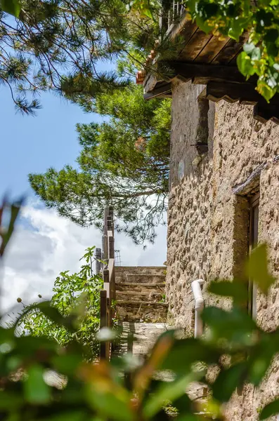 View of the Orthodox Monastery of the Great Meteor on the rocks of Mount Meteor, Kalambaka in Greece, June 2018.