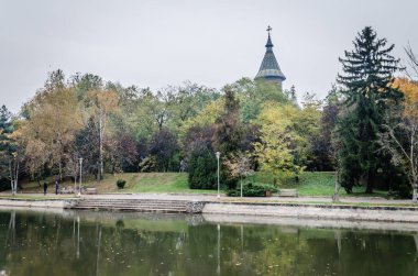 Timisoara, Romania - October 29, 2016: City park in Romania.