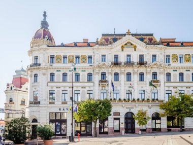 Pecs, Hungary - October 06, 2018: City in Baranya county. The county hall.