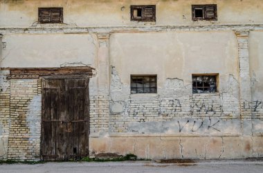 Srbobran is a town in Serbia. A view of the courtyard and the mill building in Srbobran.