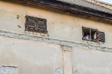 Srbobran is a town in Serbia. A view of the courtyard and the mill building in Srbobran.