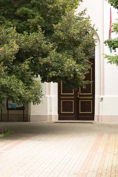 stock image Moraholom, Hungary - September 06, 2014: Inner atmosphere of the Catholic Church.