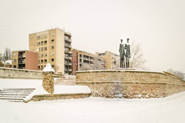 1942 yılında Novi Sad 'da Sırplar, Yahudiler ve Romanlar' a yapılan baskının kurbanları anısına.