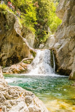 Yunanistan 'ın Litochoro kasabası yakınlarındaki Olimpos Dağı' nda 