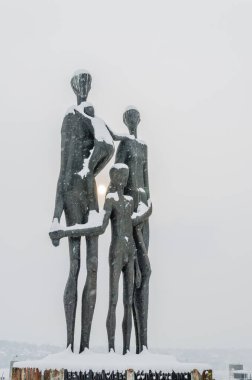 1942 yılında Novi Sad 'da Sırplar, Yahudiler ve Romanlar' a yapılan baskının kurbanları anısına.