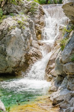 Yunanistan 'ın Litochoro kasabası yakınlarındaki Olimpos Dağı' nda 
