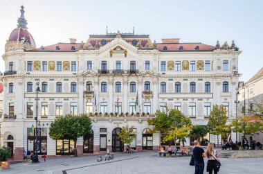 Pecs, Hungary - October 06, 2018: City in Baranya county. The county hall.