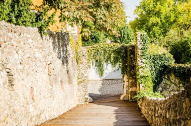 Pecs, Hungary - October 06, 2018: The Barbican, the 15th century bastion in Pecs, Hungary.
