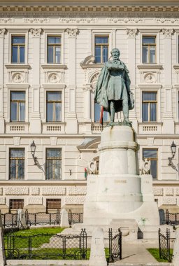 Pecs, Hungary - October 06, 2018: Statue Of Lajos Kossuth In Pecs, Hungary.