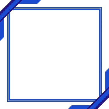 Çevrimiçi reklam için Sosyal Medya Postası şablonu. Basit soyut modern zarif çerçeve kenarı. Dijital pankart tasarımı